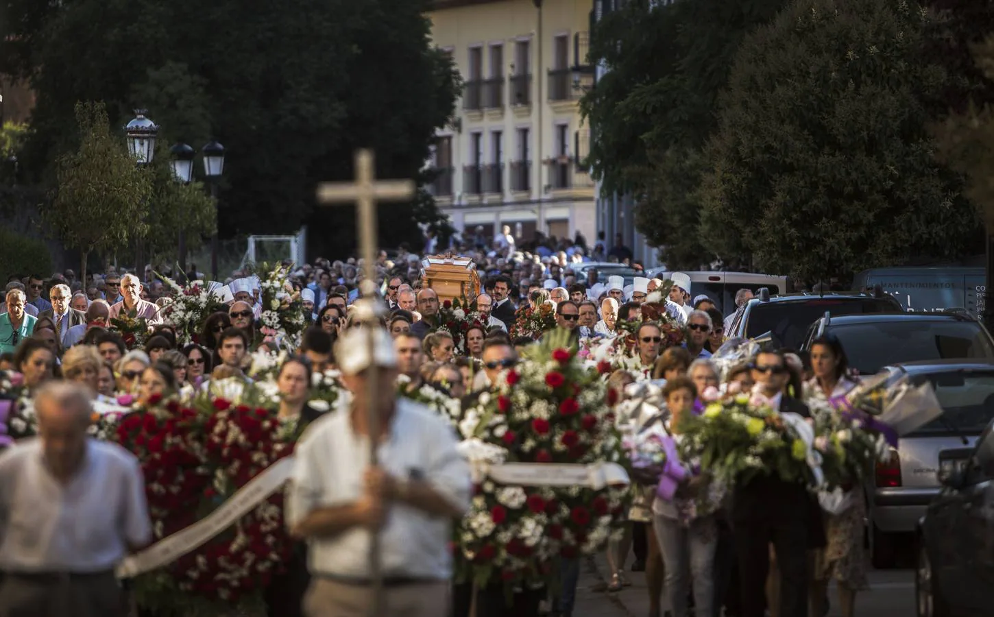 Funeral por la muerte de la cocinera Marisa Sánchez, alma del Echaurren