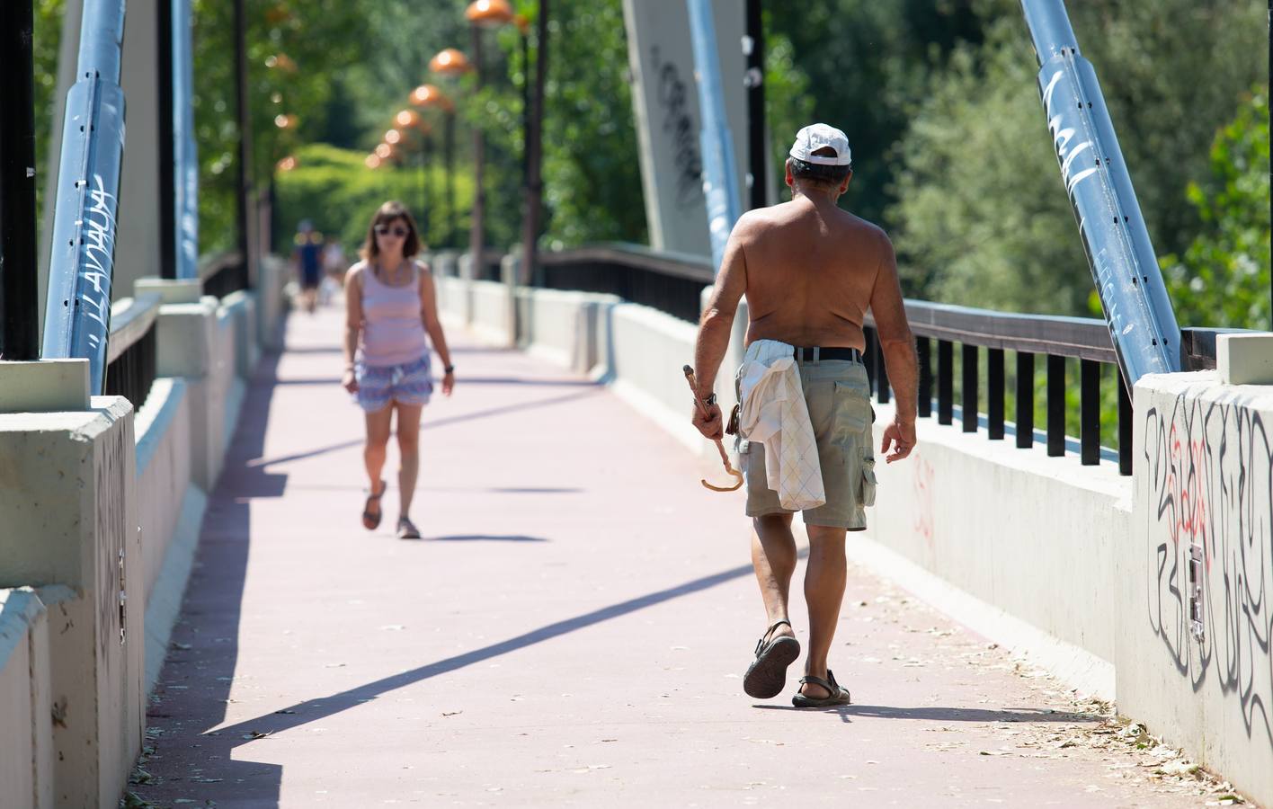 Logroño 2065: temperaturas de 44 grados e inundaciones nunca vistas