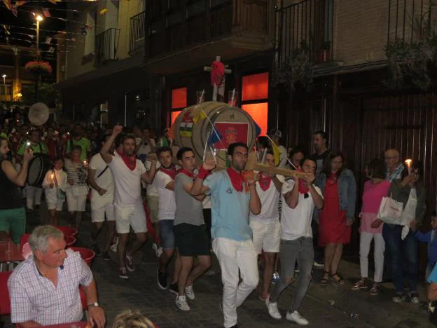 EL ENTIERRO  DE LA CUBA PUSO EL FINAL A LAS FIESTAS DE ALFARO