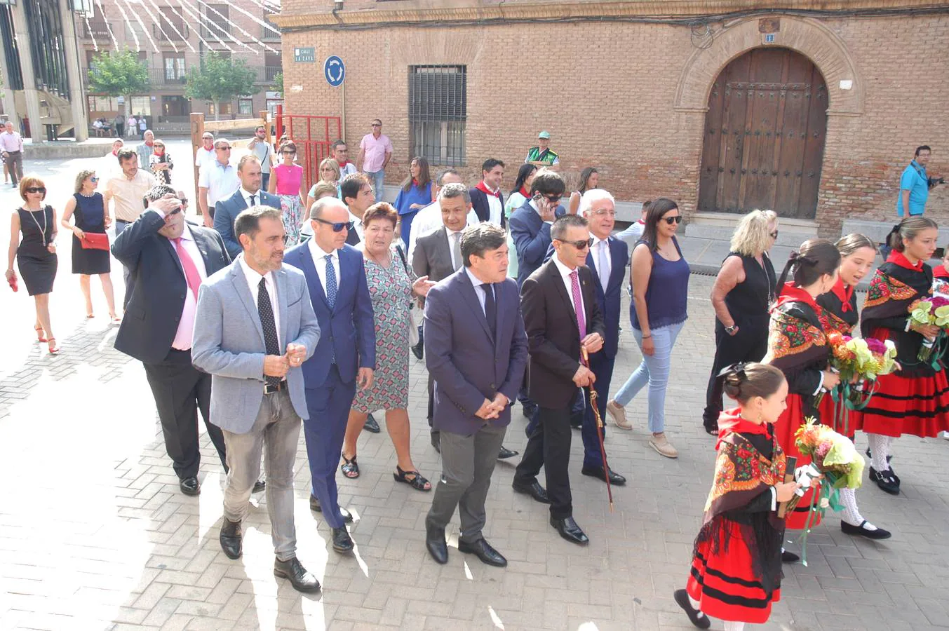 Fotos: Misa y procesión en Aldeanueva de Ebro