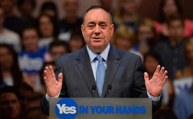 El exprimer ministro de Escocia, Alex Salmond.