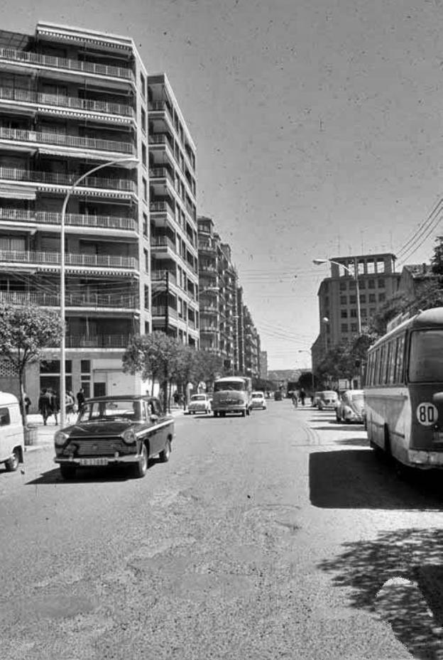 Vista de la calle Pérez Galdós de Logroño