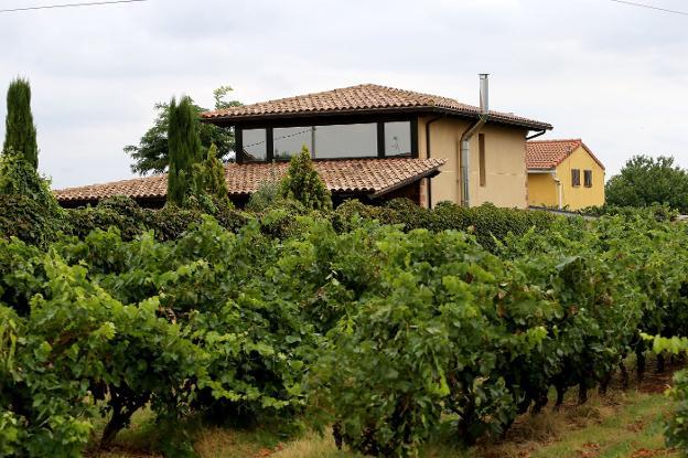 Imagen actual del chalé del expresidente de La Rioja y actual vicepresidente del Senado en Villamediana de Iregua. :: juan marín