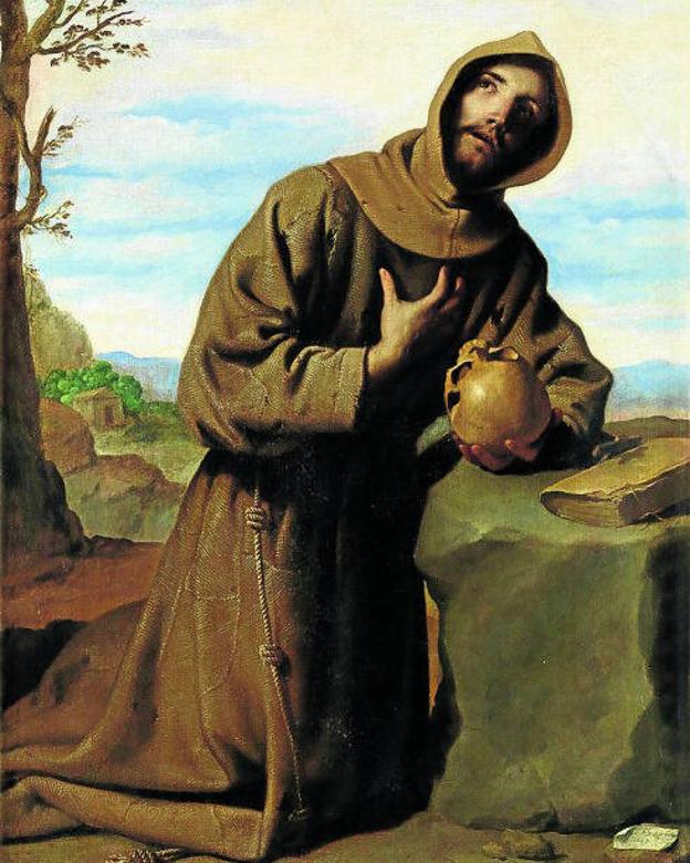 'San Francisco en oración', de Zurbarán. 