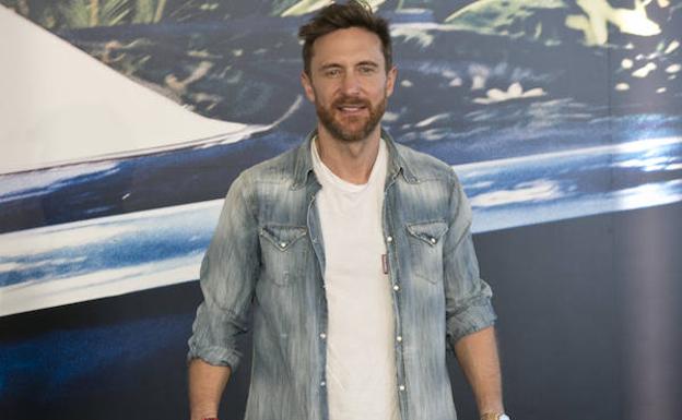 David Guetta presenta en Madrid su nuevo disco. 