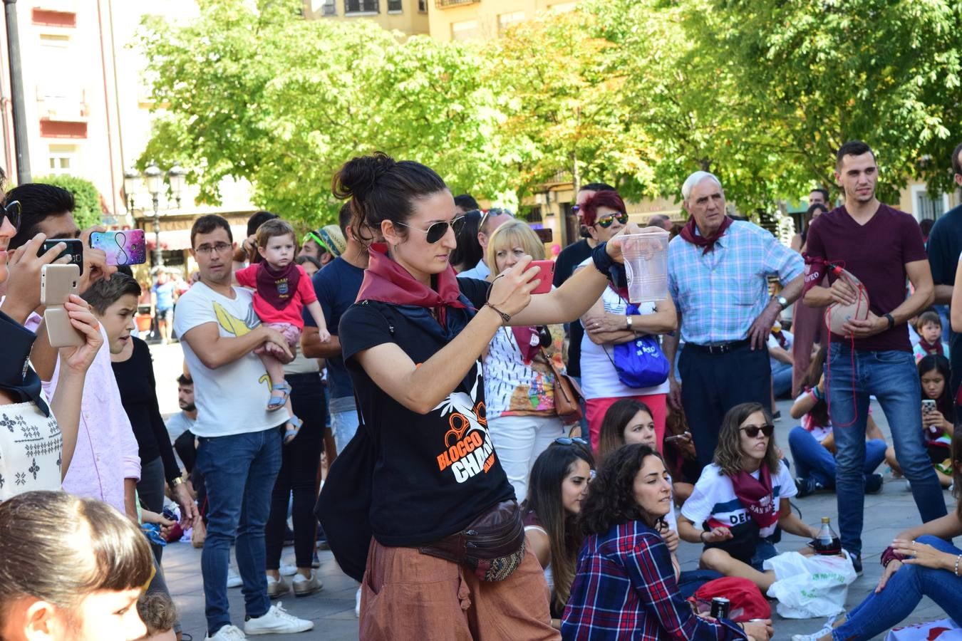 Miles de personas llenan hoy las calles de Logroño.