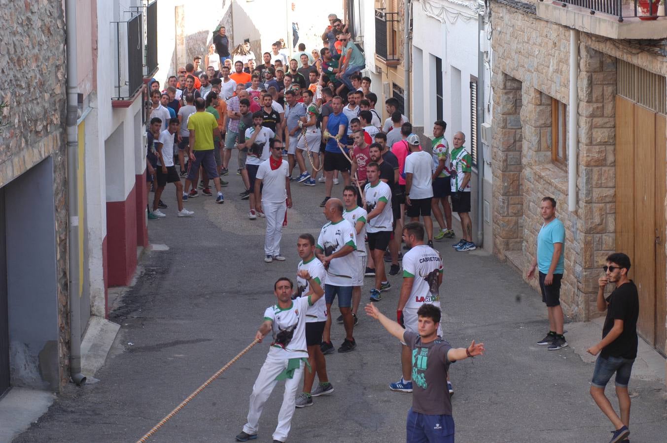 Fotos: Toros ensogados en Cabretón