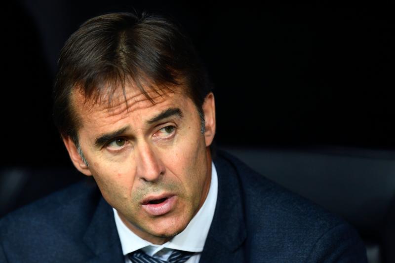 Lopetegui, durante el partido.