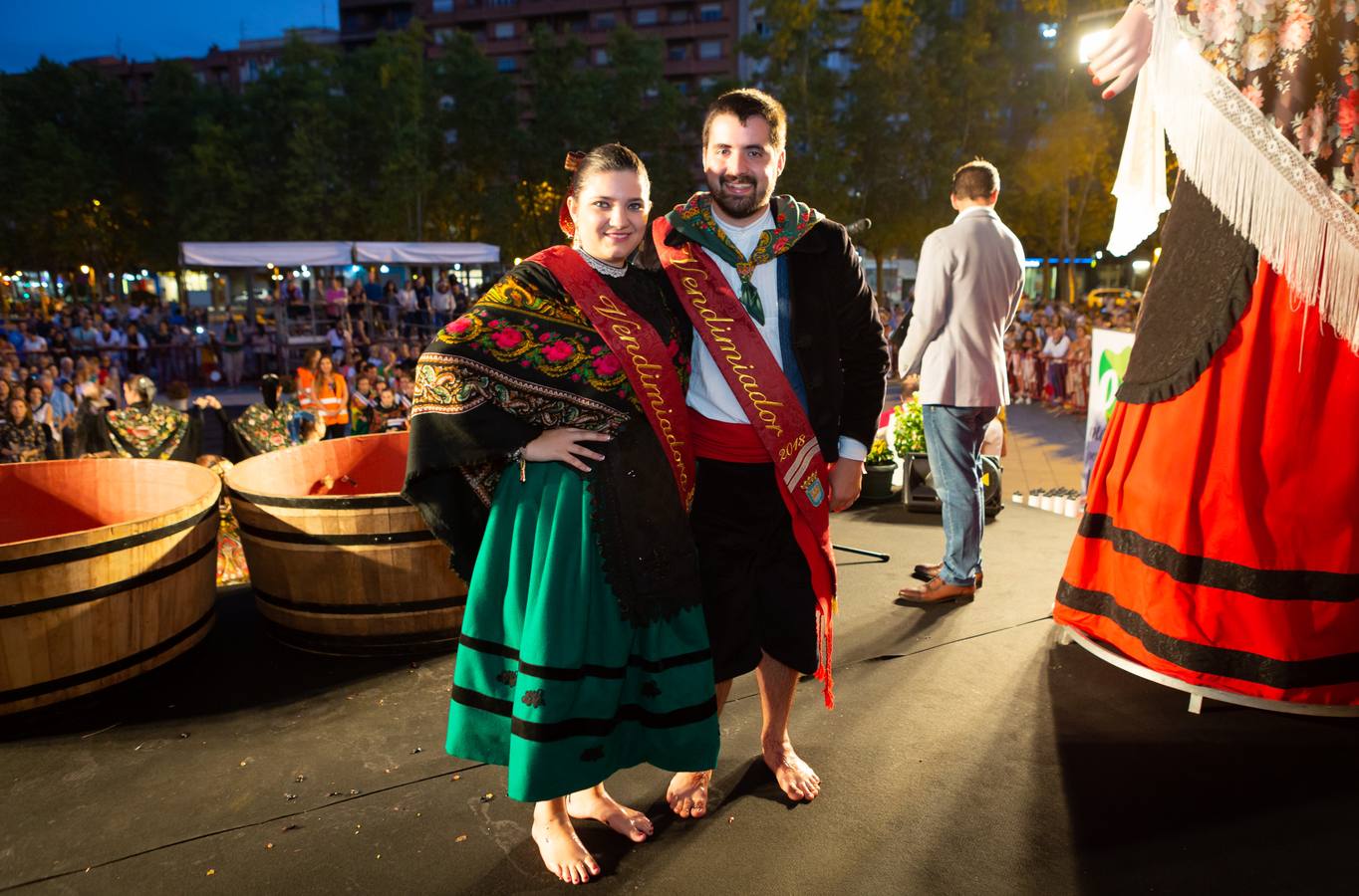 Este es uno de los actos populares de las fiestas de San Mateo, en el que se busca que diferentes personalidades riojanas protagonicen un acto similar al institucional que se desarrolla el 21 de septiembre 