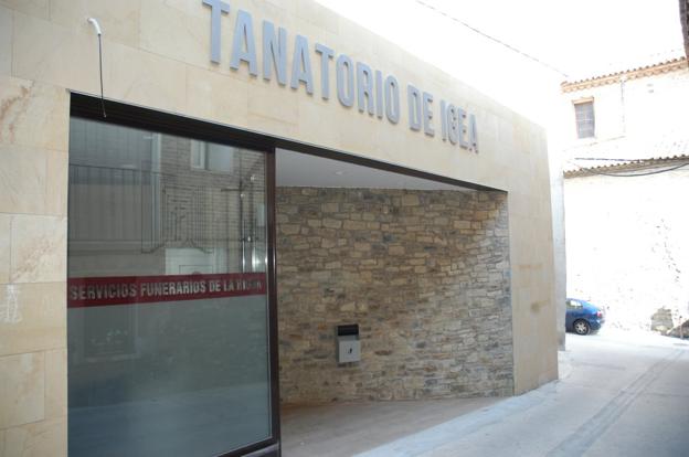 Instalaciones del nuevo tanatorio de Igea, ayer. :: 