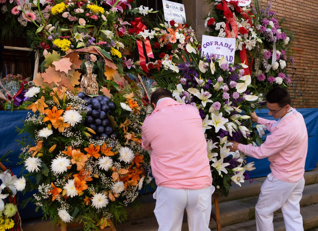 Fotos: Ofrenda floral a la virgen de Valvanera