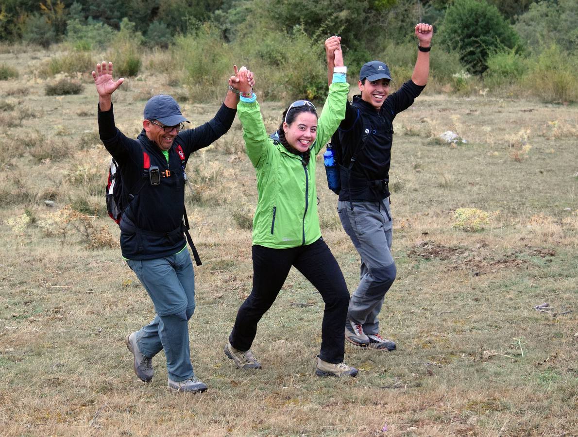 Cerca de 450 valientes tomaron la salida de la Marcha Hoyos de Iregua en Villoslada de Cameros