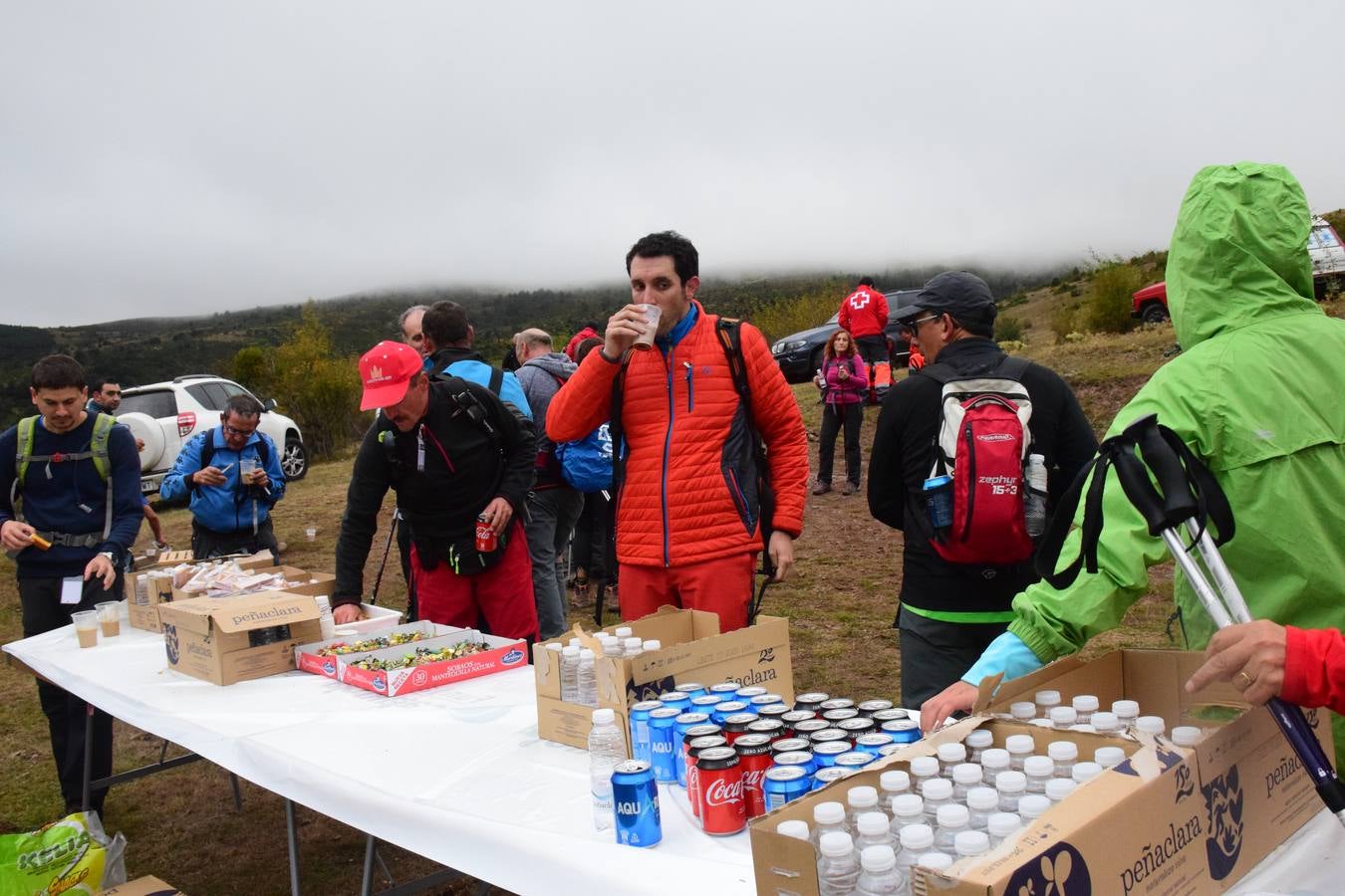 Cerca de 450 valientes tomaron la salida de la Marcha Hoyos de Iregua en Villoslada de Cameros