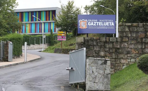 Exterior del colegio Gaztelueta, en Lejona, donde supuestamente se produjeron los abusos 