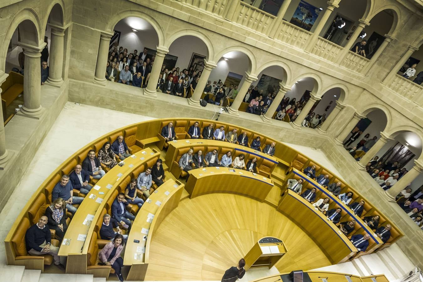 Las imágenes de la conmemoración en la casa riojana