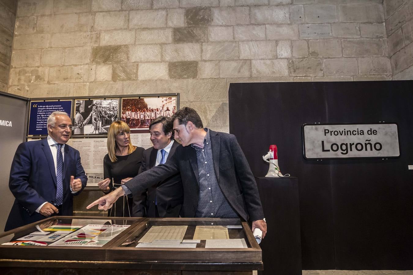 Las imágenes de la conmemoración en la casa riojana