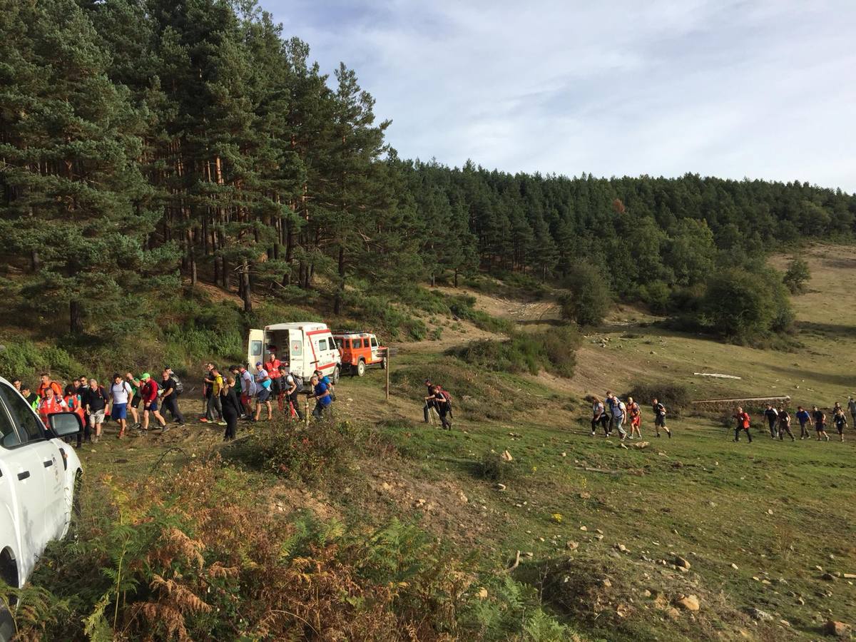 102 andantes participaron en la caminata