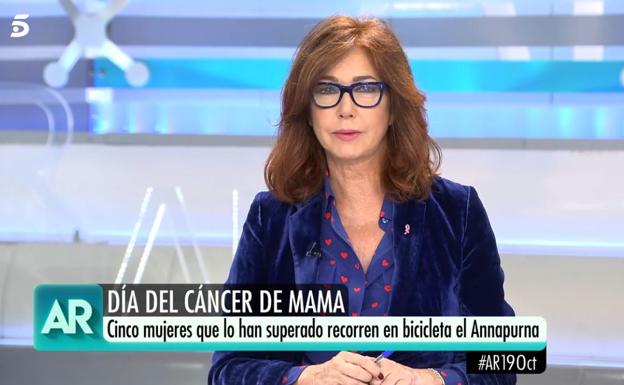 Ana Rosa Quintana ha reconocido que padeció cáncer, este viernes.