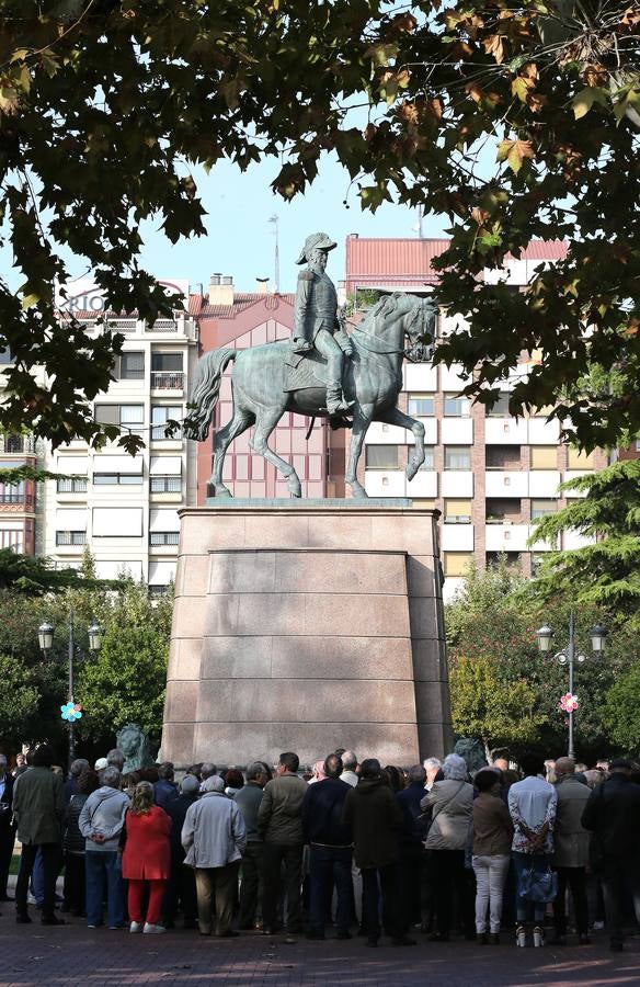 Amigos de La Rioja ha organizado este domingo una visita guiada por Logroño centrada en la figura del general Espartero