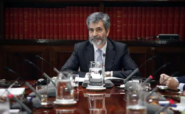 El presidente del Tribunal Supremo, Carlos Lesmes. :: efe