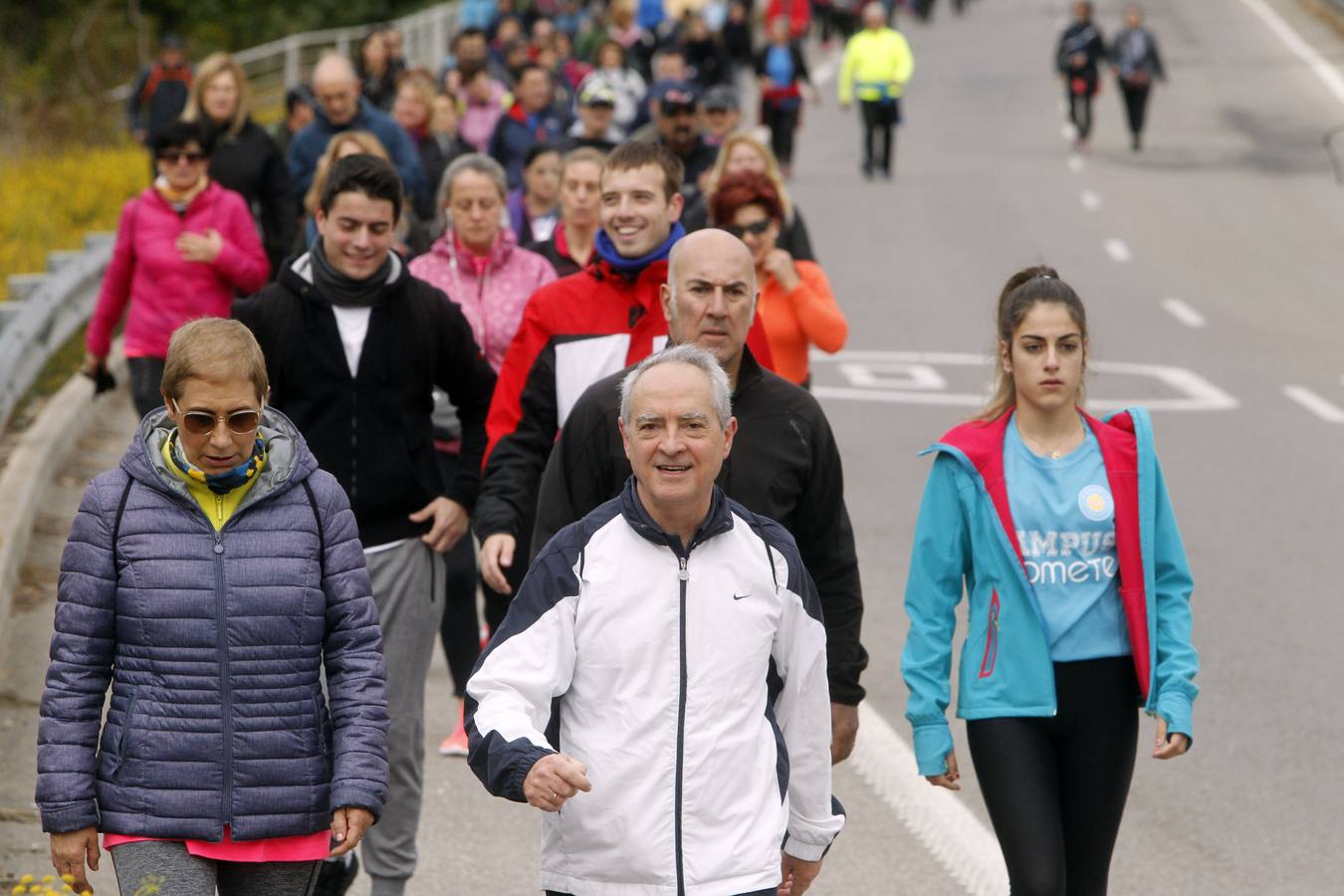 Más allá de la práctica deportiva, el objetivo de la prueba son las donaciones que cada «marchoso» realiza