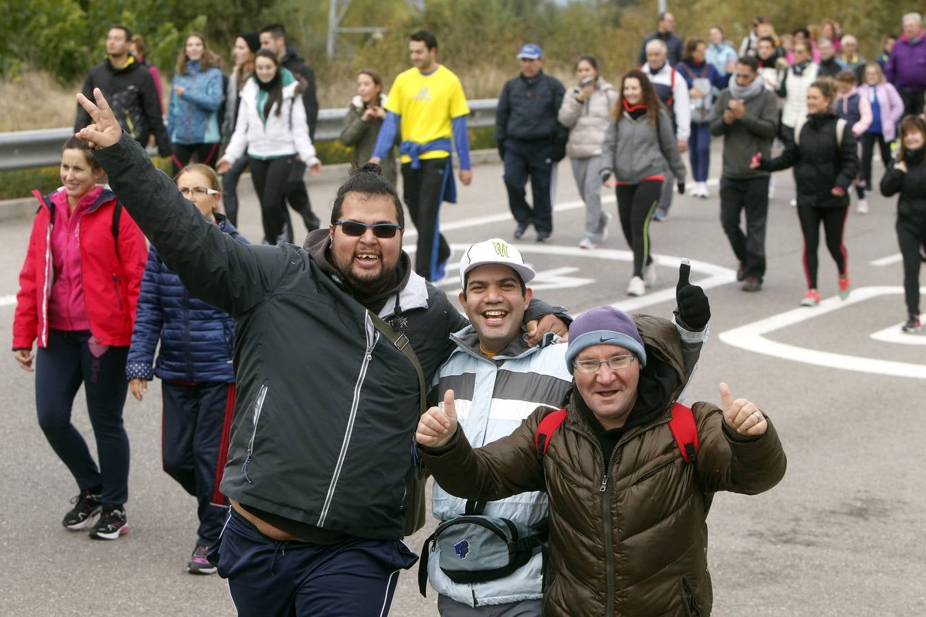 Más allá de la práctica deportiva, el objetivo de la prueba son las donaciones que cada «marchoso» realiza