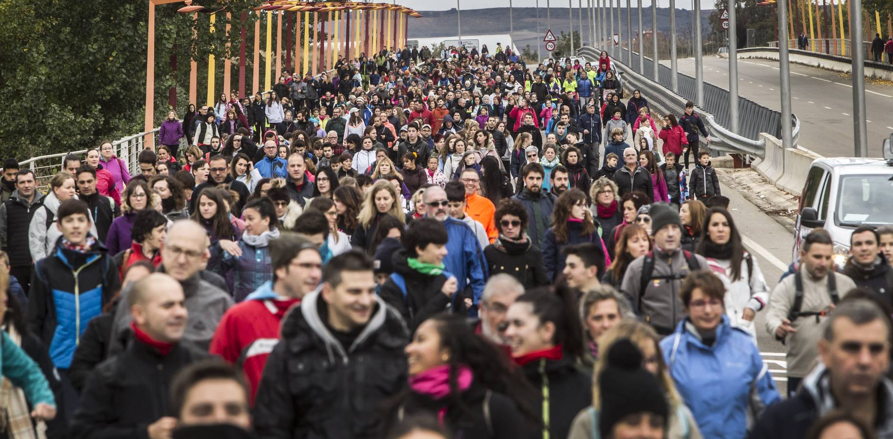 Más allá de la práctica deportiva, el objetivo de la prueba son las donaciones que cada «marchoso» realiza