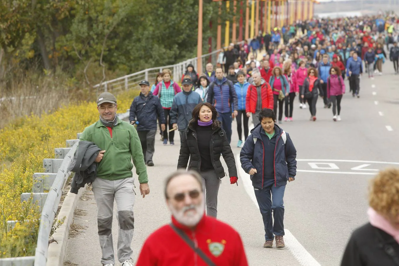 Más allá de la práctica deportiva, el objetivo de la prueba son las donaciones que cada «marchoso» realiza