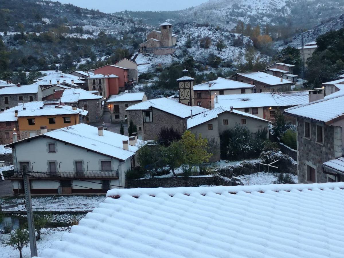 Nieve en Canales de la Sierra