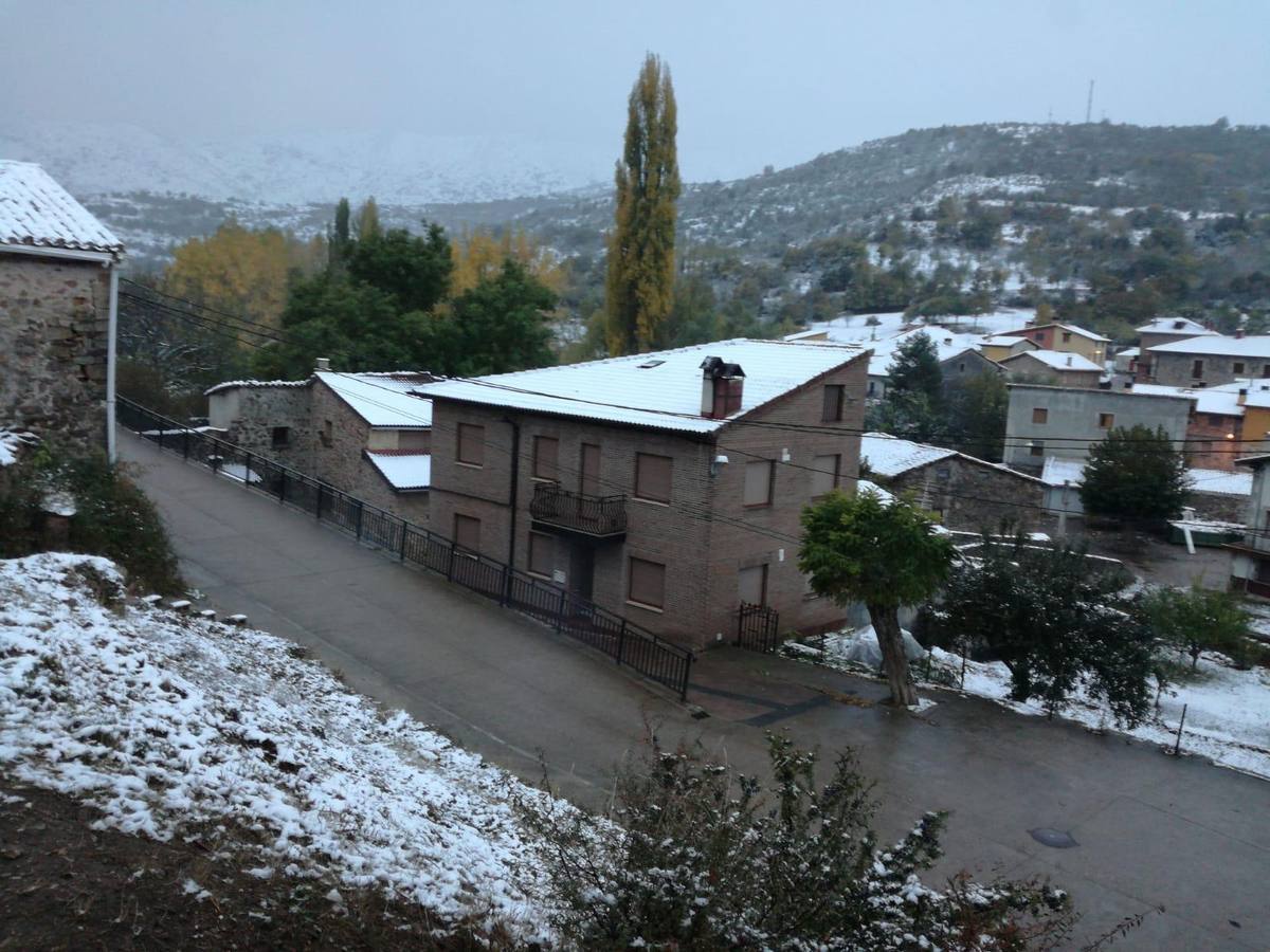 Nieve en Canales de la Sierra