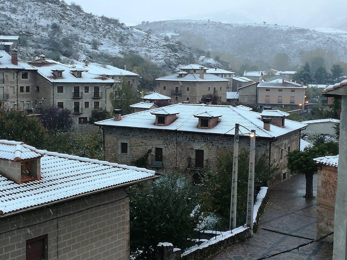 Nieve en Canales de la Sierra