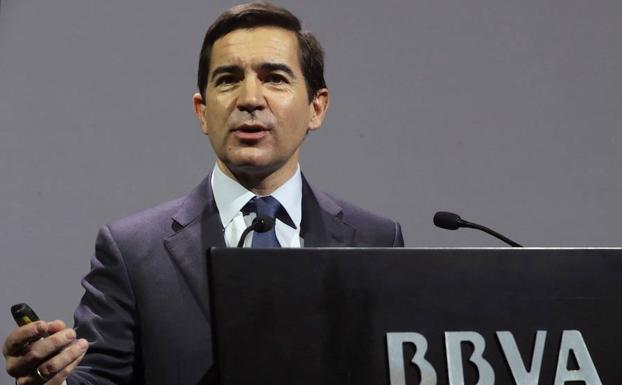 El consejero delegado de BBVA, Carlos Torres. 