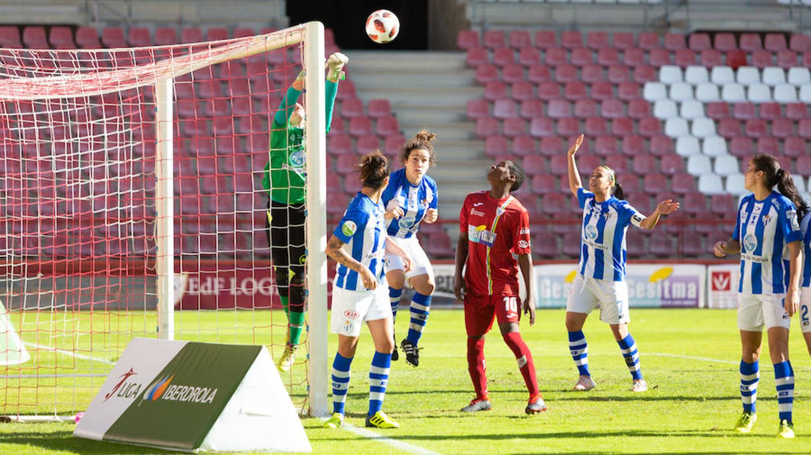 El EDF recupera la sonrisa después de ganar al Huelva en Las Gaunas por 2-0 y encadenar su segudo triunfo de año. Toca disfrutar.