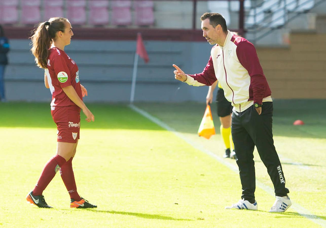 El EDF recupera la sonrisa después de ganar al Huelva en Las Gaunas por 2-0 y encadenar su segudo triunfo de año. Toca disfrutar.