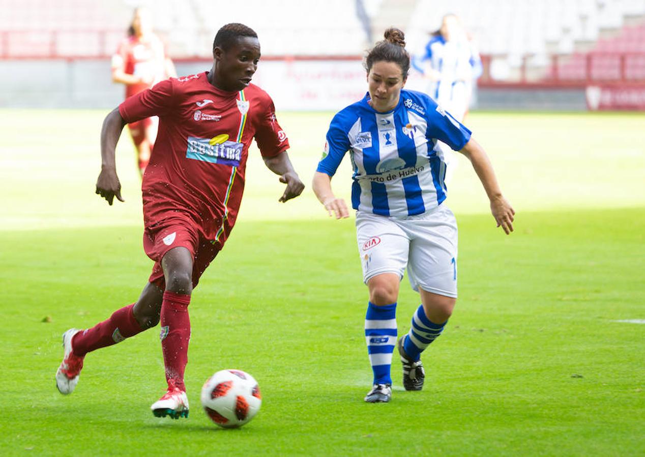 El EDF recupera la sonrisa después de ganar al Huelva en Las Gaunas por 2-0 y encadenar su segudo triunfo de año. Toca disfrutar.