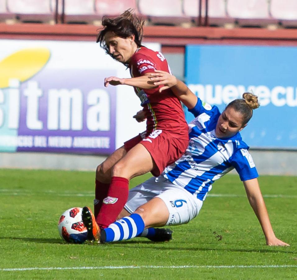 El EDF recupera la sonrisa después de ganar al Huelva en Las Gaunas por 2-0 y encadenar su segudo triunfo de año. Toca disfrutar.