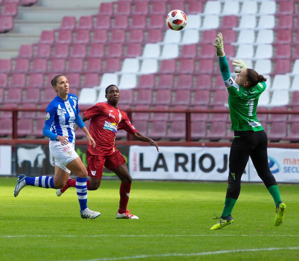 El EDF recupera la sonrisa después de ganar al Huelva en Las Gaunas por 2-0 y encadenar su segudo triunfo de año. Toca disfrutar.