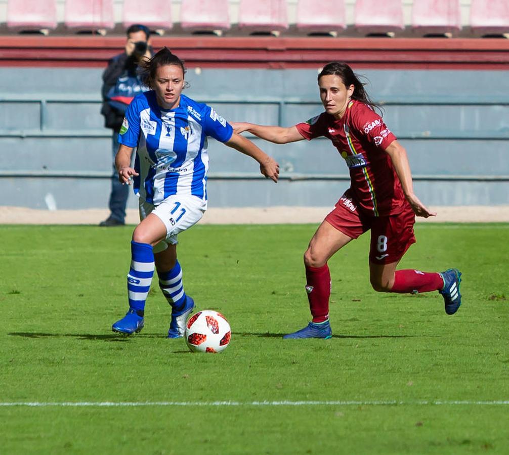 El EDF recupera la sonrisa después de ganar al Huelva en Las Gaunas por 2-0 y encadenar su segudo triunfo de año. Toca disfrutar.