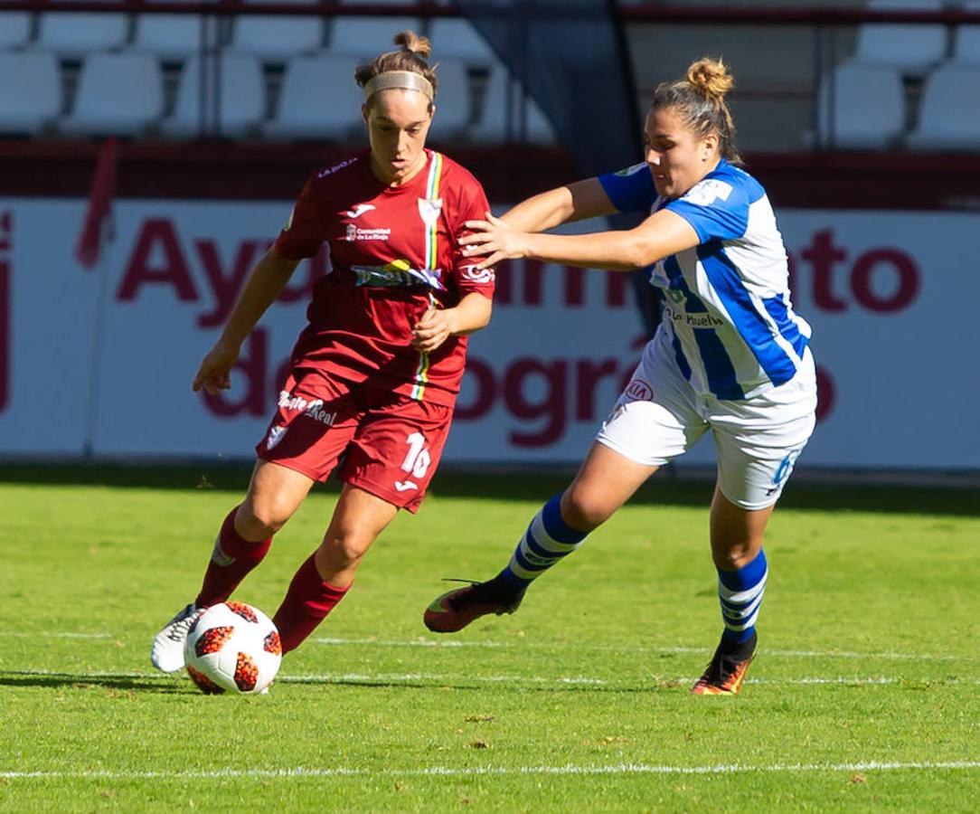 El EDF recupera la sonrisa después de ganar al Huelva en Las Gaunas por 2-0 y encadenar su segudo triunfo de año. Toca disfrutar.