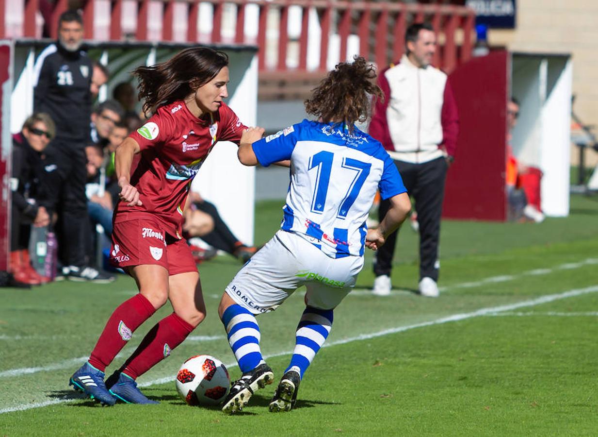 El EDF recupera la sonrisa después de ganar al Huelva en Las Gaunas por 2-0 y encadenar su segudo triunfo de año. Toca disfrutar.