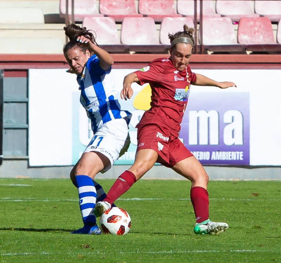 El EDF recupera la sonrisa después de ganar al Huelva en Las Gaunas por 2-0 y encadenar su segudo triunfo de año. Toca disfrutar.