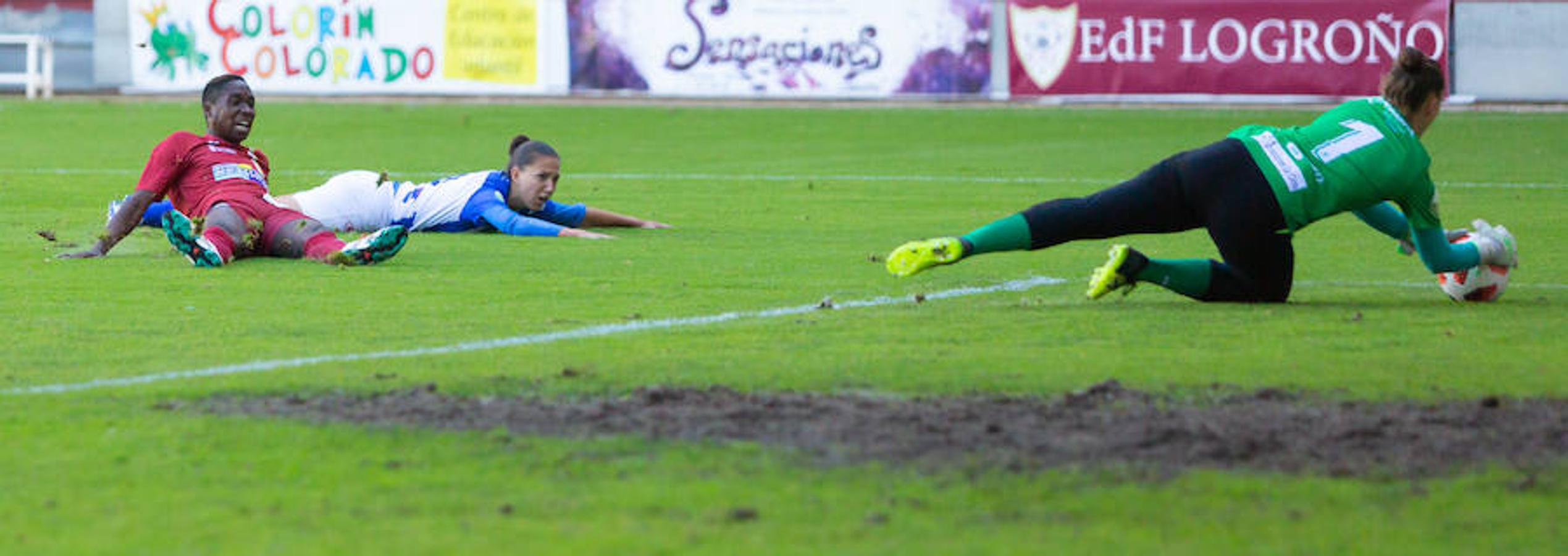 El EDF recupera la sonrisa después de ganar al Huelva en Las Gaunas por 2-0 y encadenar su segudo triunfo de año. Toca disfrutar.