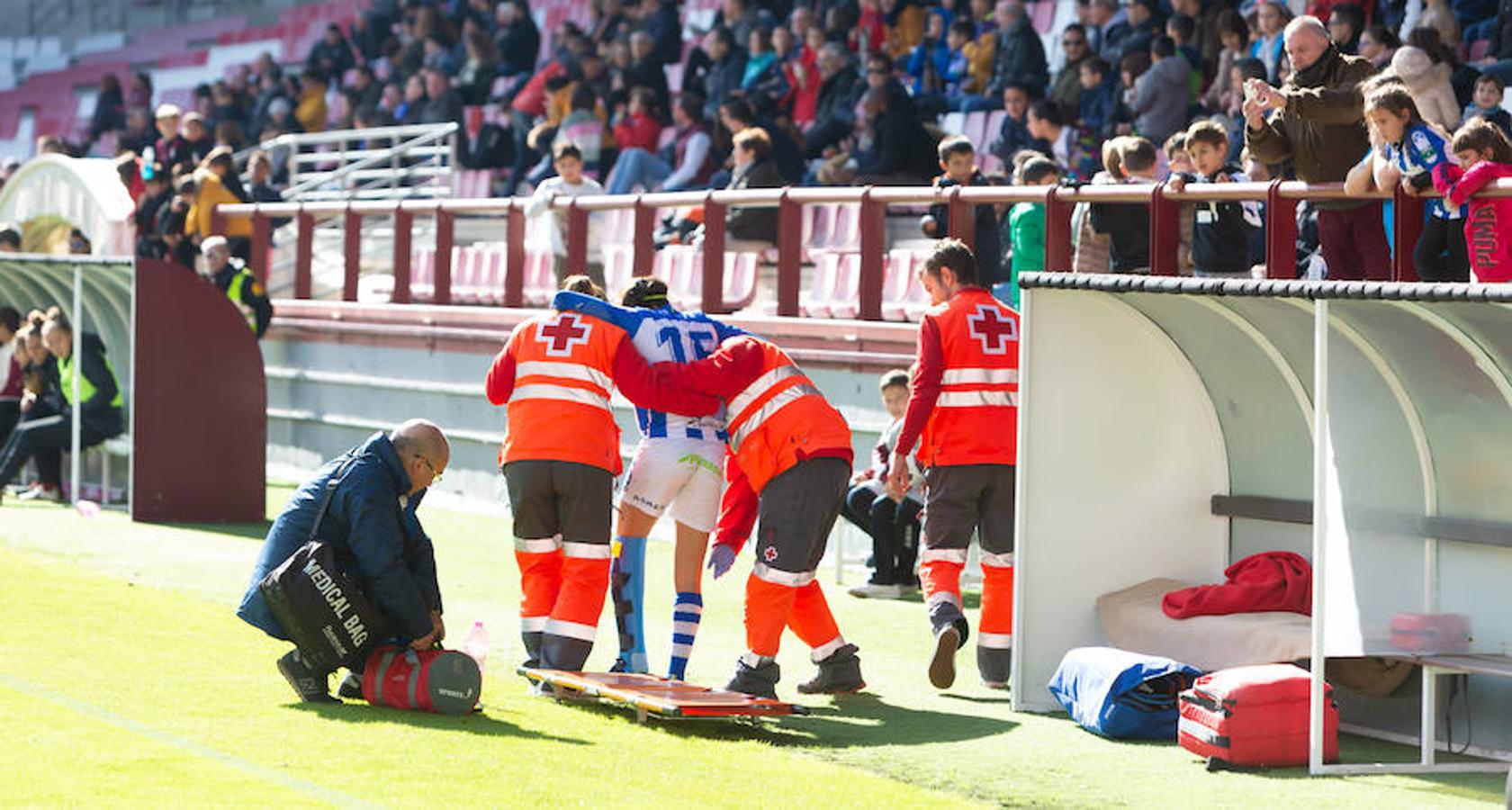 El EDF recupera la sonrisa después de ganar al Huelva en Las Gaunas por 2-0 y encadenar su segudo triunfo de año. Toca disfrutar.