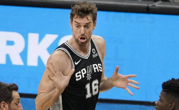 Pau Gasol, durante un patido. 