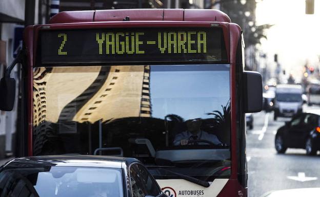 Línea 2 del transporte urbano de Logroño. 