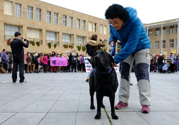 Protesta el pasado domingo para exigir una investigación . :: f.d.