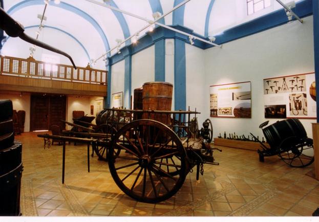 Interior del Museo del Vino de Aldeanueva. 