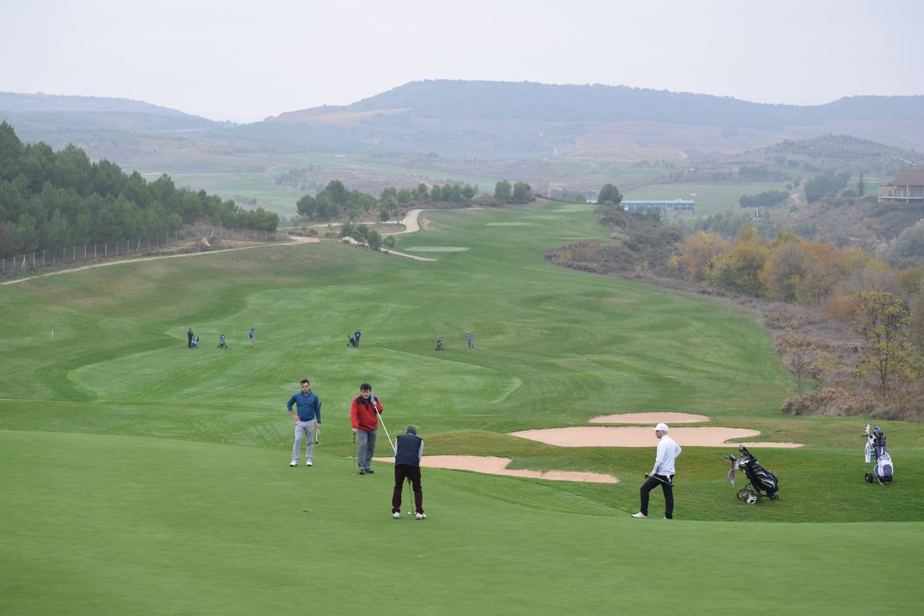 Imágenes de la final de la Liga de Golf y Vino de lomejordelvinoderioja.com.