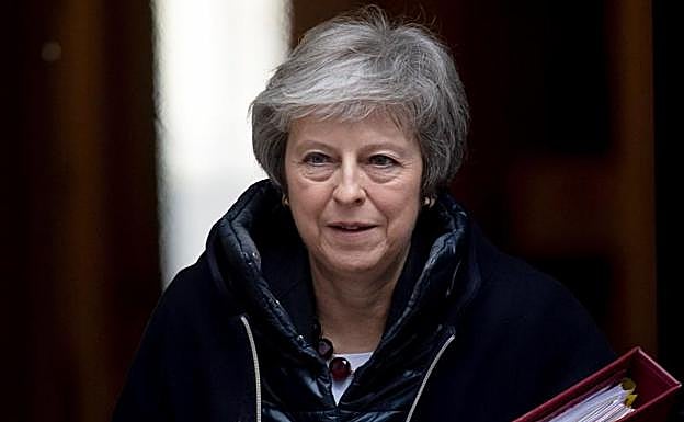 La primera ministra británica, Theresa May. 