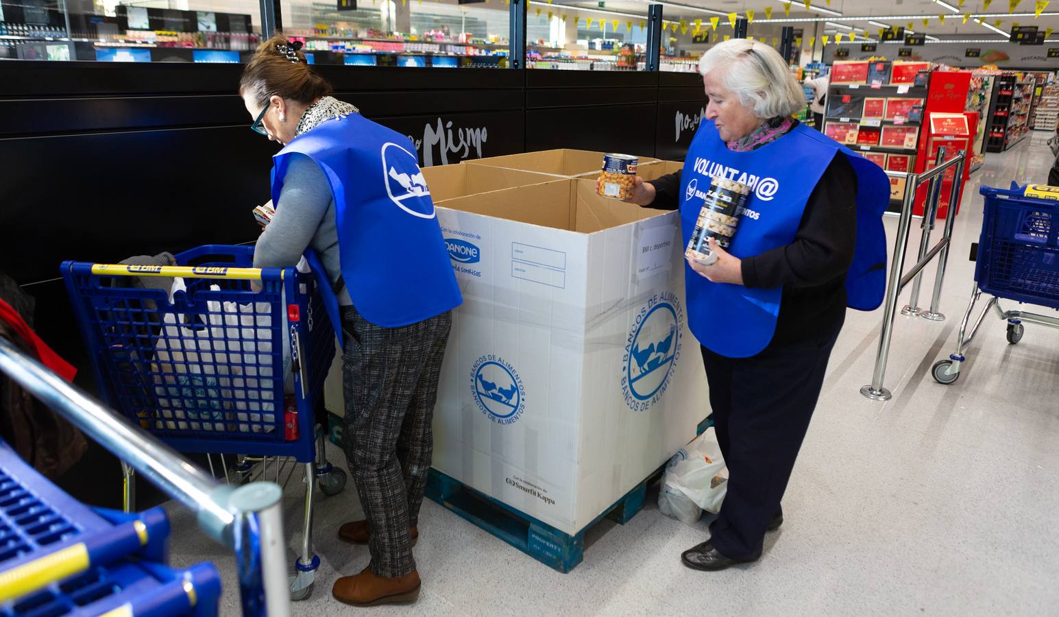 El Banco de Alimentos de La Rioja lleva a cabo su VI Gran Recogida, una acción fundamental para poder proporcionar comida a los más necesitados de la región durante todo el año